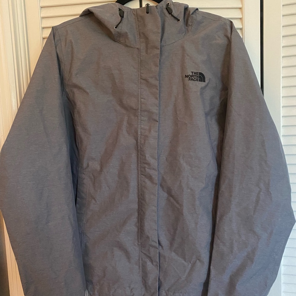 The North Face Grey Women’s Raincoat XL